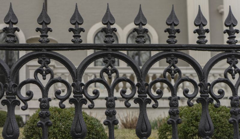 Custom Iron Fence Installation